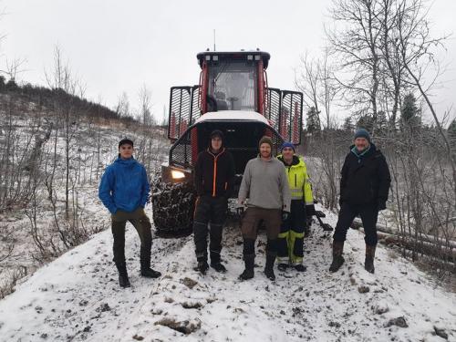 Besøk fra Skoglinja i Mosjøen